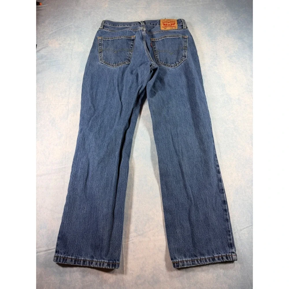 Levi's 550 Relaxed Fit Jeans Mens 32x32 Blue Excellent Tapered Leg Denim